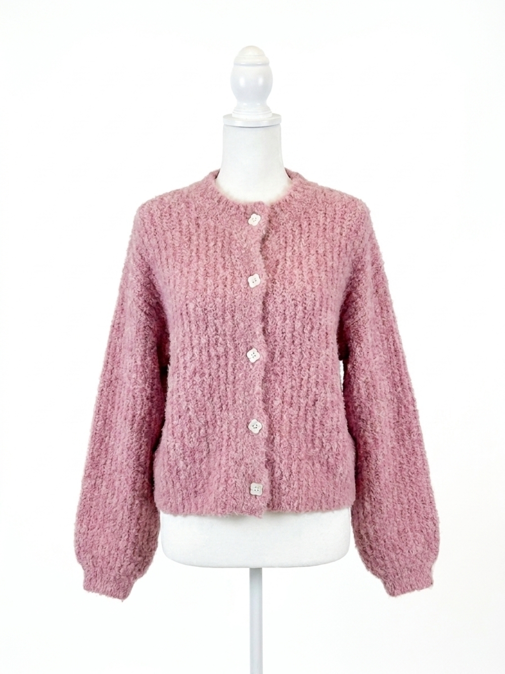 NEW SOFIE THE LABEL rose blush cardigan in pink